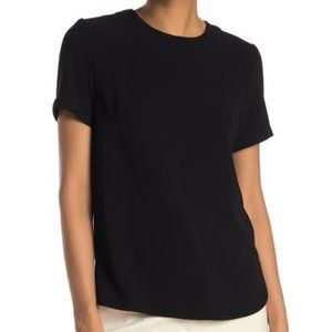 Catherine Malandrino Short Sleeve Black Tee